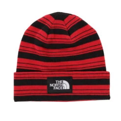 The North Face Dock Worker Recycled Beanie (TNF Red/TNF Black)