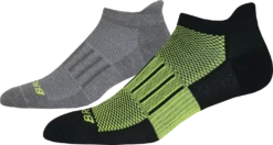 BROOKS Ghost Midweight 2-Pack (080 - Asphalt/Fluoro Lime)
