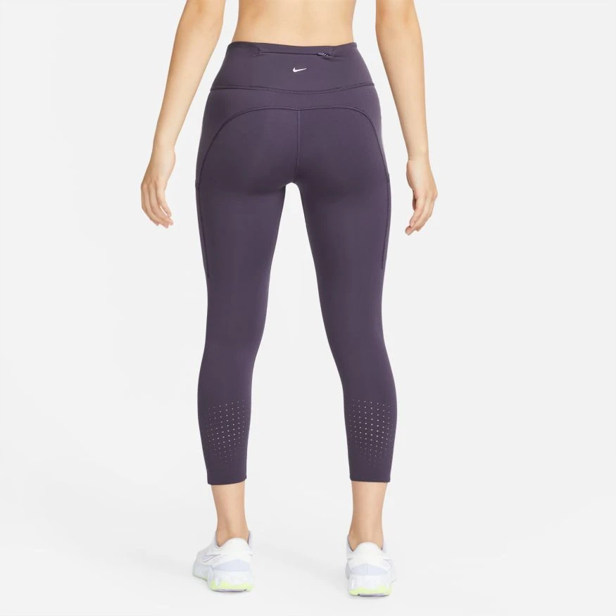 Nike Women's Epic Luxe Running Tight (540 - Cave Purple/Reflective Silver) 2 Nike Women's Epic Luxe Running Tight (540 - Cave Purple/Reflective Silver) - Image 2