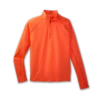 BROOKS Men's Dash 1/2 Zip (811 - Vivid Flame)