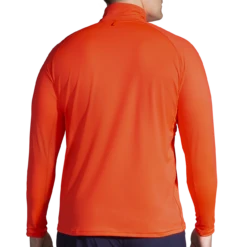BROOKS Men's Dash 1/2 Zip (811 - Vivid Flame) -Cheap Brooks Store 211298 811 mb dash half zip mens long sleeve running shirt