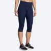 BROOKS Women's Method 1/2 Crop Tight (451 - Navy)