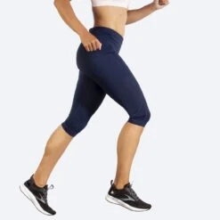 BROOKS Women's Method 1/2 Crop Tight (451 - Navy) -Cheap Brooks Store 221477 451 mv method half crop tight womens womens running tight