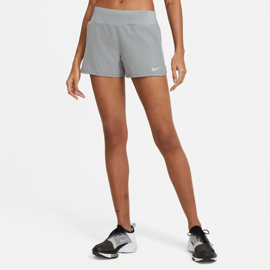 Nike Women’s Running Shorts (073 - Particle Grey/Reflective Silver) 2 Nike Women’s Running Shorts (073 - Particle Grey/Reflective Silver) - Image 2