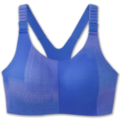 BROOKS Women's Dare Racerback Run Bra 2.0 (461 - Bluetiful Altitude Print)