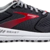 BROOKS Men's Beast '20 (019 - Blackened Pearl/Black/Red)