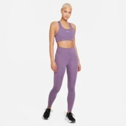 Nike Women’s Swoosh Medium-Support Padded Bra (574 - Amethyst Smoke/White) -Cheap Brooks Store 7DD181C6 0136 4689 8268 0A34A553E8B9