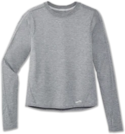 BROOKS Women’s Distance Long Sleeve (080 - Heather Ash)