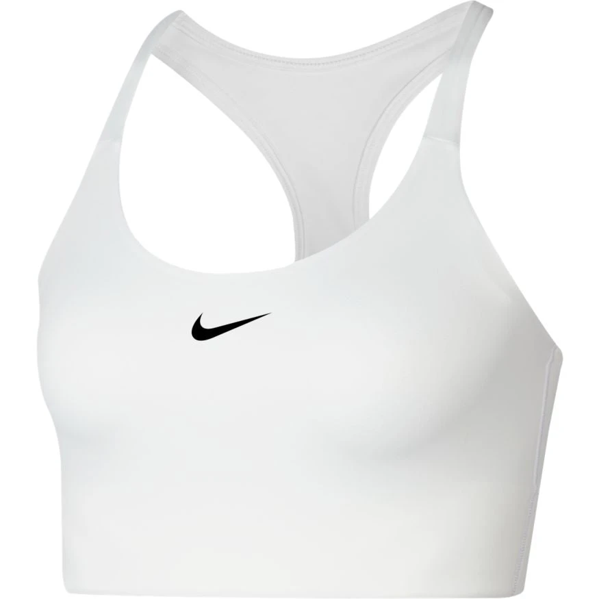 Nike Women’s Swoosh Medium-Support Padded Bra (100 - White/Black) 1 Nike Women’s Swoosh Medium-Support Padded Bra (100 - White/Black)