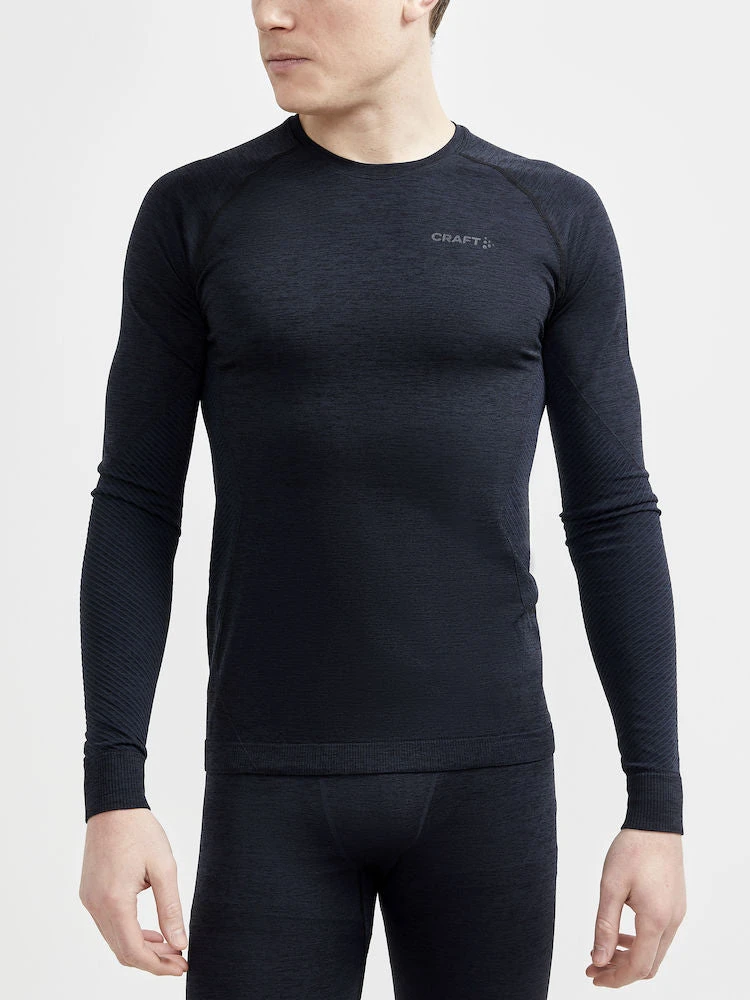 Craft Men’s Core Dry Active Comfort Baselayer (Black) 2 Craft Men’s Core Dry Active Comfort Baselayer (Black) - Image 2