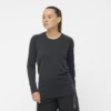 Salomon Women’s Sense Over Seaon Long Sleeve (Deep Black)