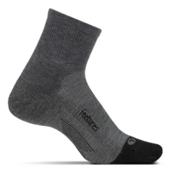 Feetures Merino 10 Cushion Quarter (Gray)