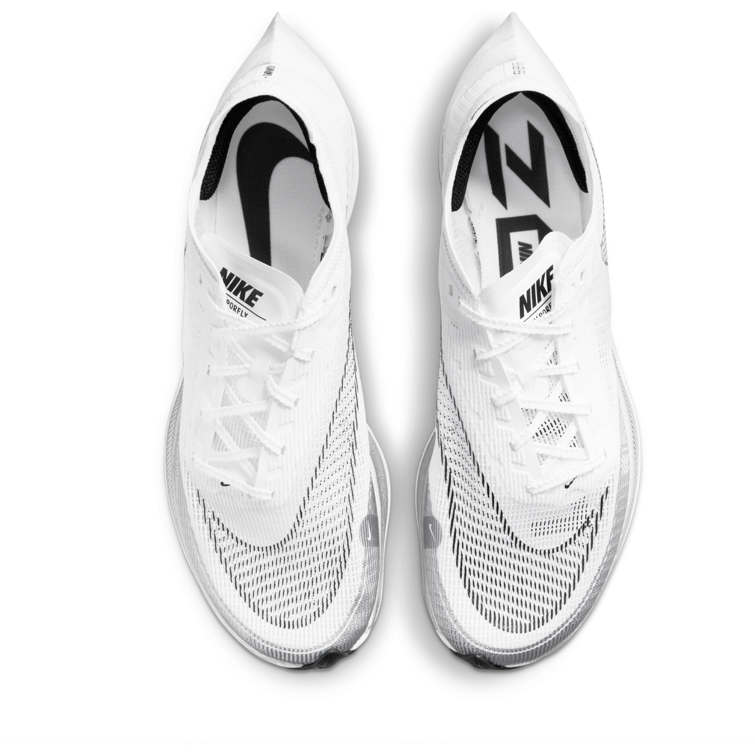 Nike Men's ZoomX Vaporfly NEXT% 2 (100 - White/Black-Metallic Silver) 4 Nike Men's ZoomX Vaporfly NEXT% 2 (100 - White/Black-Metallic Silver) - Image 4