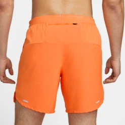 Nike Men's DRI-FIT Stride 7" Shorts (885 - Bright Mandarin/Reflective Silver) -Cheap Brooks Store DM4761 885 C PREM 2000