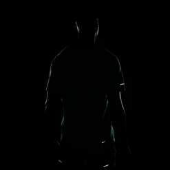 Nike Men's DRI-FIT Trail Solar Chase Short-Sleeve Running Top (363 - Spring Green/Gridiron) -Cheap Brooks Store DV9305 363 H PREM 2000