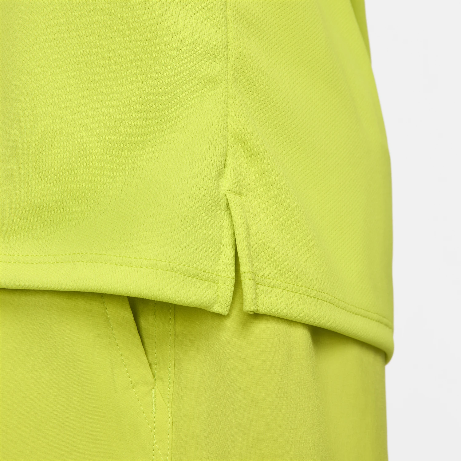 Nike Men's DRI-FIT UV Miler Short Sleeve Running Top (308 - Bright Cactus/Reflective Silver) 4 Nike Men's DRI-FIT UV Miler Short Sleeve Running Top (308 - Bright Cactus/Reflective Silver) - Image 4