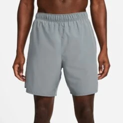 Nike Men's DRI-FIT Challenger 7" 2-in-1 Running Shorts (084 - Smoke Grey/Dark Smoke Grey/Reflective Silver) -Cheap Brooks Store DV9357 084 PHSYM001 2000