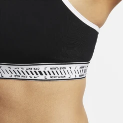 Nike Women's Swoosh On The Run Bra (010 - Black/White/Black/White) -Cheap Brooks Store DV9914 010 H PREM 2000