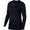 Nike Women’s Pro Long-Sleeve Mesh Top (010 - Black)