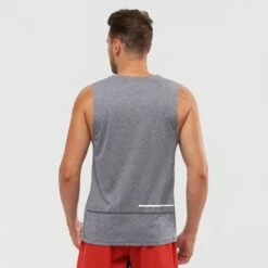 Salomon Men’s Agile Tank (Night Sky/Heather) -Cheap Brooks Store LC1527400 1 MOD agiletank nightskyheather run m.jpg.cq5dam.web .2200.2200