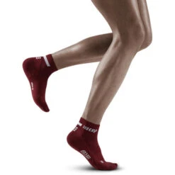 CEP Women's The Run Low Cut Socks 4.0 (Dark Red)