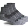 Unisex CF2 Cushion Quarter 3-pair Pack (Grey)