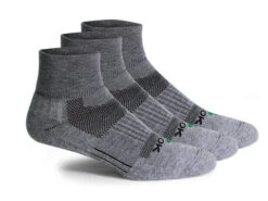 Unisex CF2 Cushion Quarter 3-pair Pack (Grey)