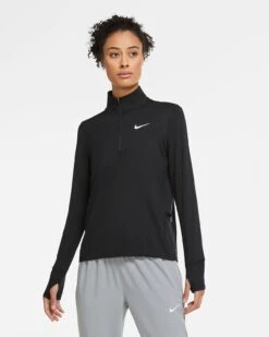 Nike Women’s Element 1/2 Zip Running Top (010 - Black)