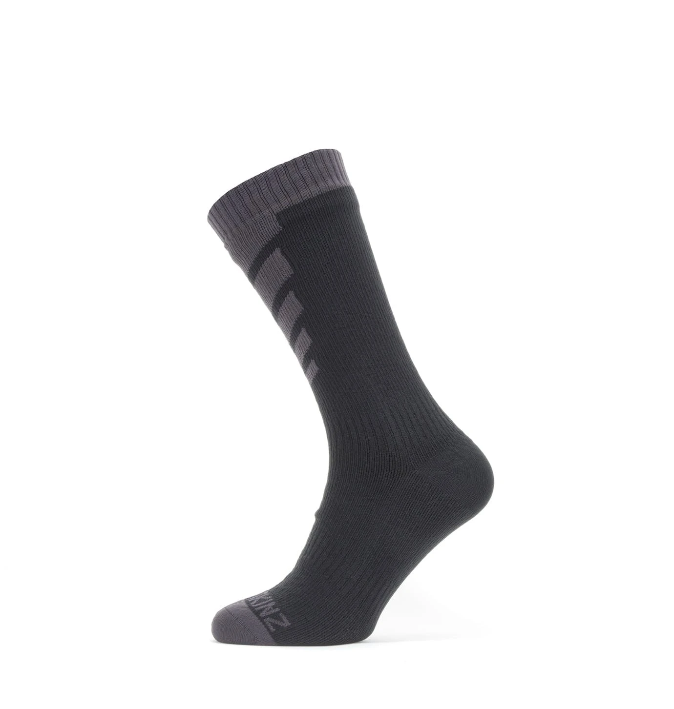 Sealskinz Waterproof Warm Weather Mid Length Sock (Black) 1 Sealskinz Waterproof Warm Weather Mid Length Sock (Black)