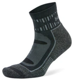 Balega Blister Resist Quarter Running Socks (Grey/Black)